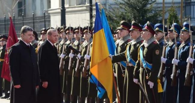 Erdoğan’a Kiev’de üst düzey karşılama