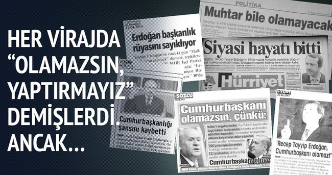 İşte Erdoğan’ın geçtiği engeller