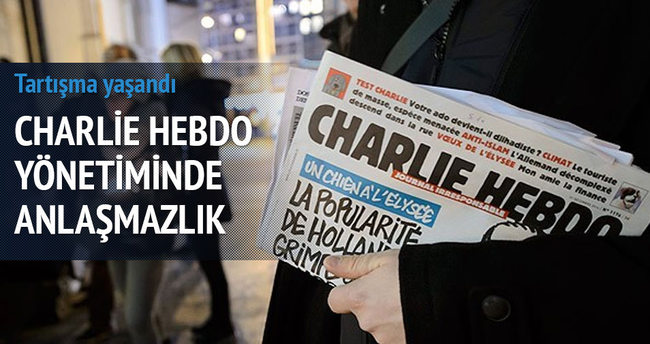 Charlie Hebdo yönetiminde anlaşmazlık
