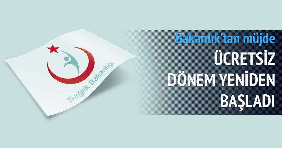 Bakanlık müjdeyi verdi!