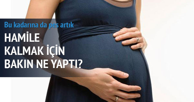 Hamile kalmak için facebooktan ilan verdi