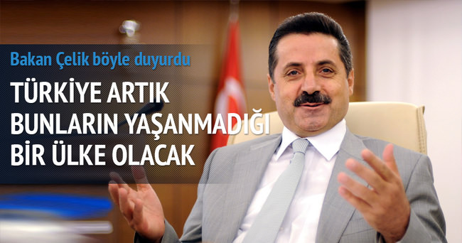 Bakan Çelik’ten önemli açıklamalar