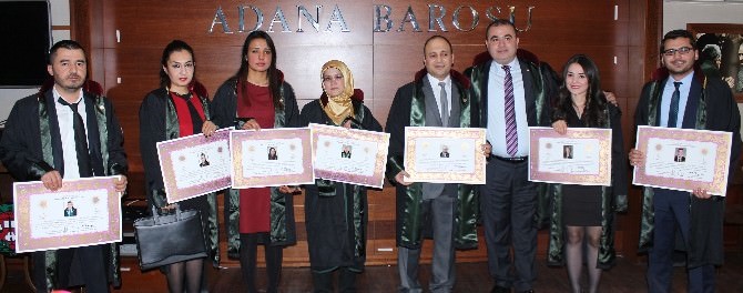 Adana Barosunda Ruhsat Töreni