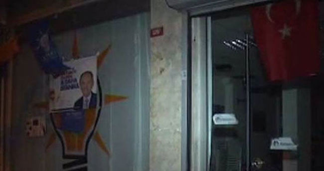 AK Parti Seçim İrtibat Bürosu’na silahlı saldırı