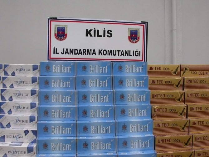 Kilis’te 21 Bin Paket Kaçak Sigara Ele Geçirildi