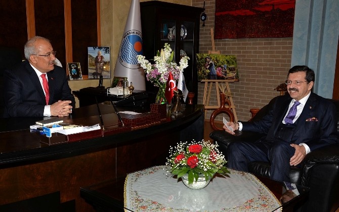 TOBB Başkanı Hisarcıklıoğlu’ndan Başkan Kocamaz’a Ziyaret