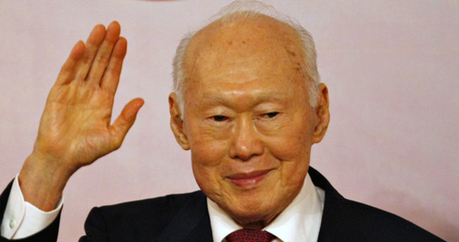 Lee Kuan Yew’in cenazesinde izdiham
