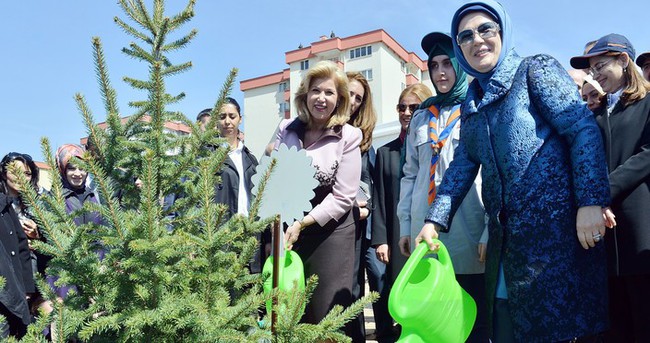 Emine Erdoğan Bereket Ormanları projesini başlattı