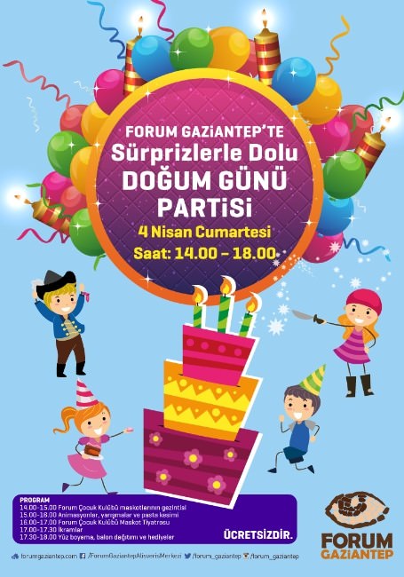 Doğum Günü Mumlarını Üflemek İçin Haydi Forum Gaziantep’e