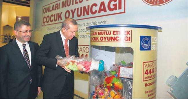 Erdoğan’dan oyuncak kampanyasına destek