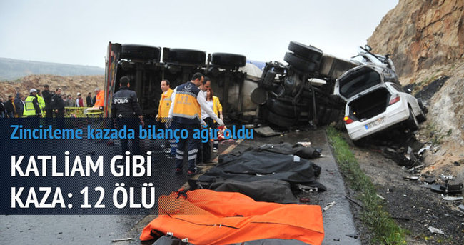 Şanlıurfa’da trafik kazası: 12 ölü