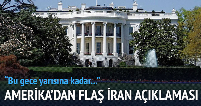 Beyaz Saray’dan İran açıklası