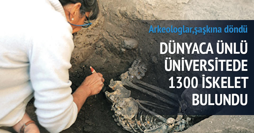 CAMBRİDGE ÜNİVERSİTESİ'NİN ALTINDA BİN 300 İSKELET BULUNDU