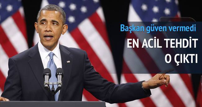 ABD’lilere göre en acil tehdit: Barack Obama