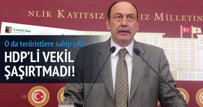 HDP’li vekil de teröristlere sahip çıktı