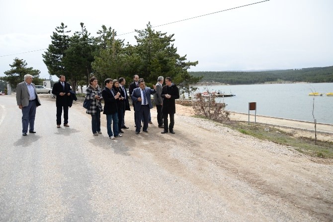 Belediye Başkanı Selim Yağcı, Pelitözü Mesire Yeri Gölpark’ta İncelemelerde Bulundu