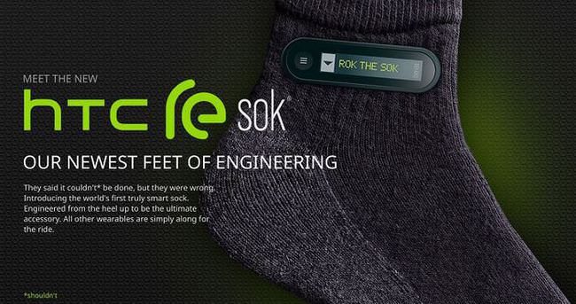 HTC’den akıllı çorap
