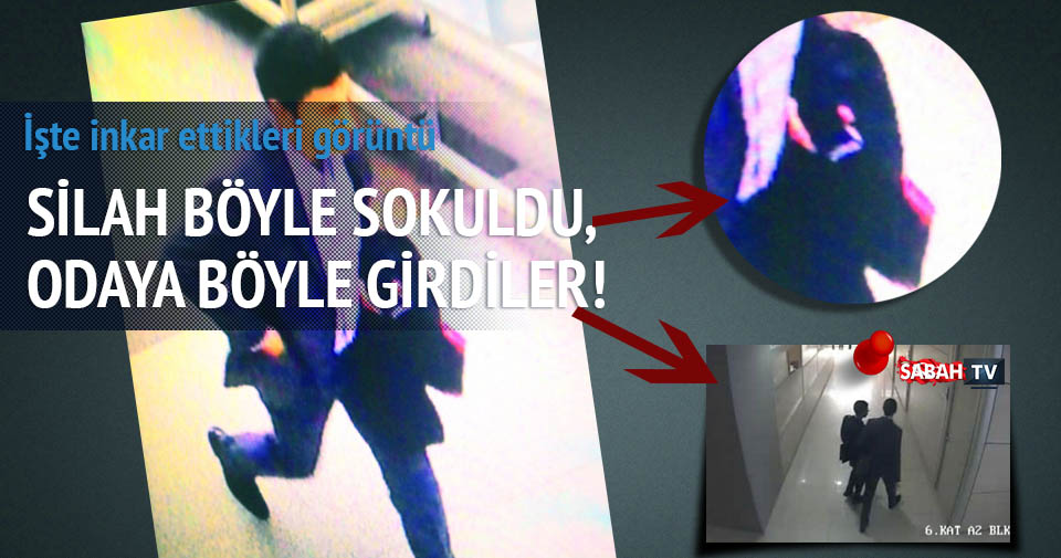 Silahları adliyeye avukat cübbeliler soktu