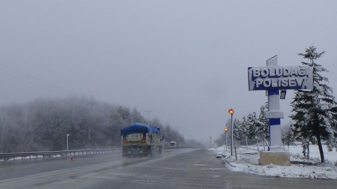 Bolu’da Kar Sürprizi