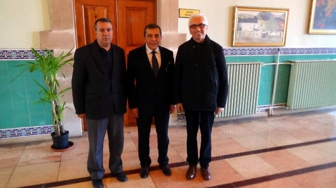 Cemiyet’ten Baro Başkanı Ahmet ATAM’a ’Tebrik’ Ziyareti