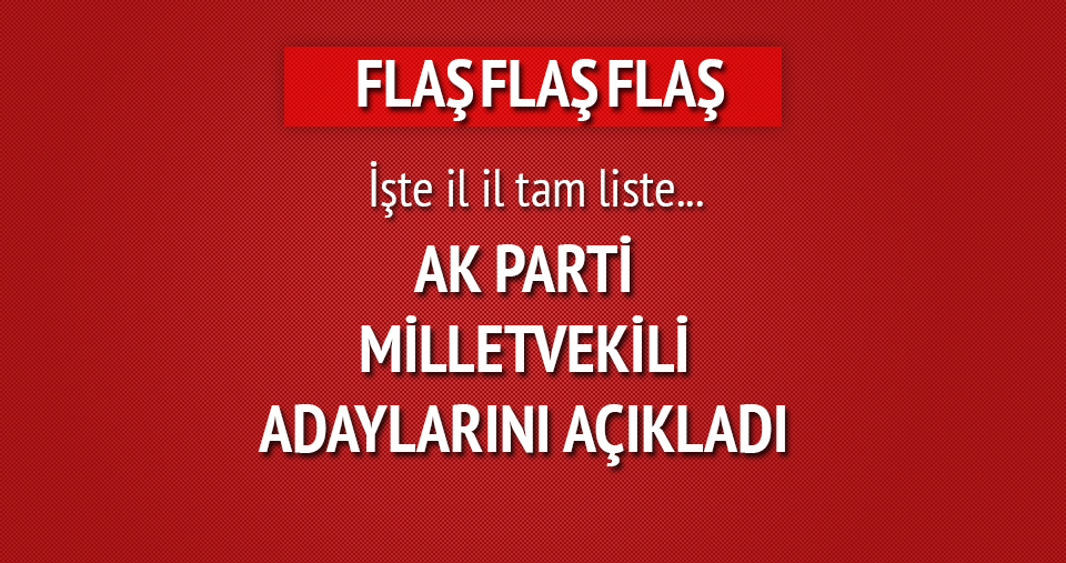 AK Parti adayları!