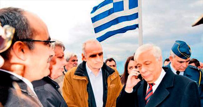 Yunan lider sınırdan aradı