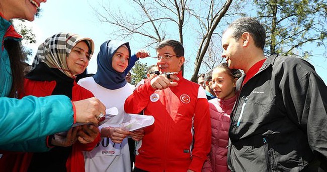 Davutoğlu ailesi oryantiring yarışında