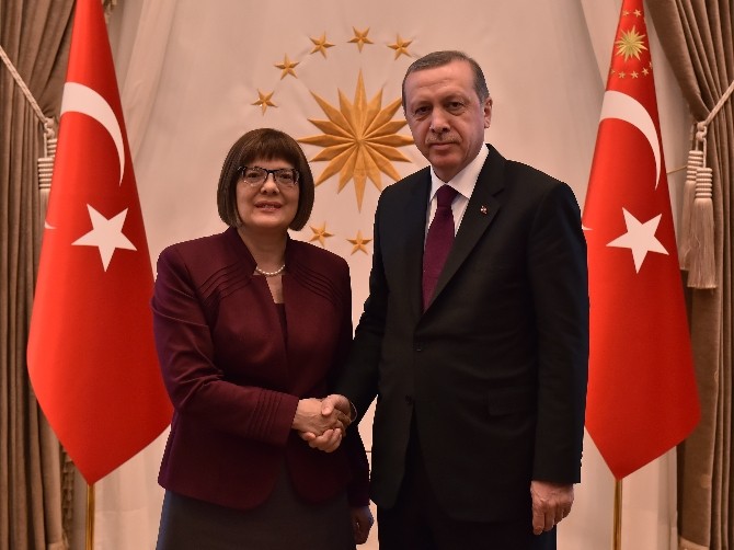 Cumhurbaşkanı Erdoğan, Sırbistan Ulusal Meclisi Başkanı Gojkoviç’i Kabul Etti