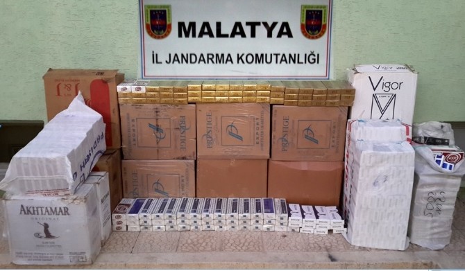 Malatya’da 66 Bin Paket Kaçak Sigara Ele Geçirildi