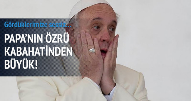 Papa’dan Türkiye’ye dolaylı yanıt
