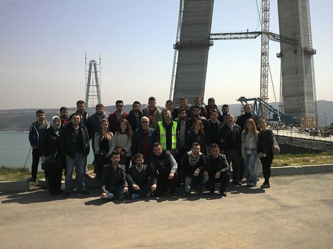 İnşaat Teknolojisi Öğrencilerden Yavuz Sultan Selim Köprüsü’ne Teknik Gezi