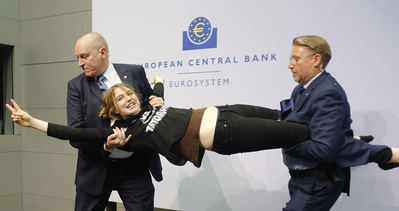 Avrupa Merkez Bankası eylemcisi Josephine Witt çıktı