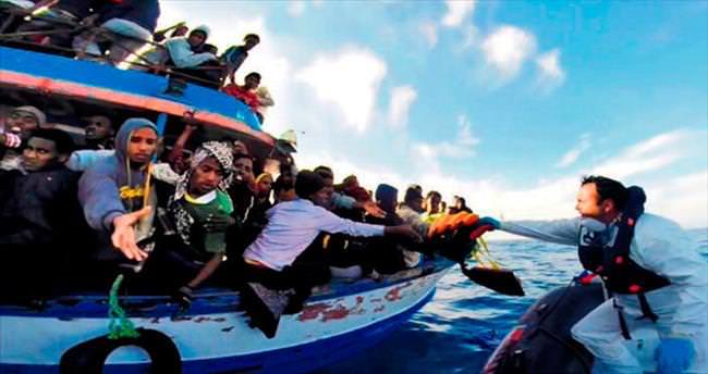 400 göçmeni Akdeniz yuttu