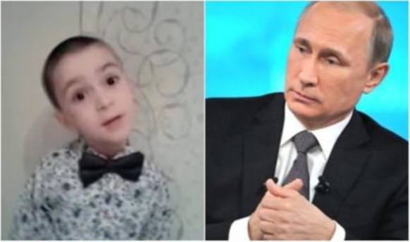4 yaşındaki çocuktan Putin’e gülümseten soru