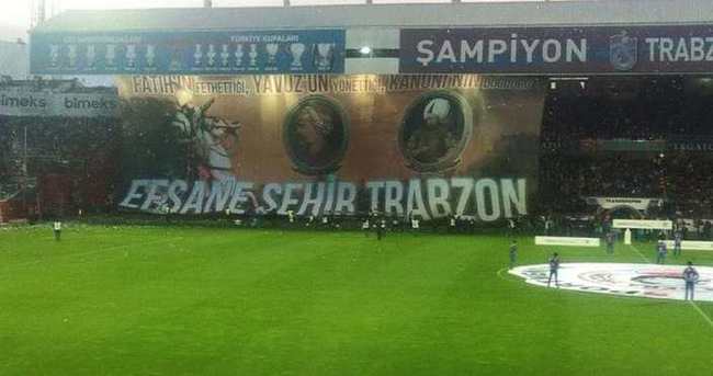 Trabzonspor’dan pankart tepkisi