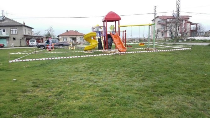 Beyşehir’de Parklar Donatılıyor
