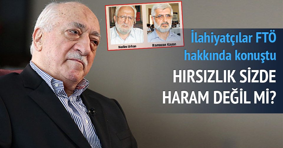 Hırsızlık sizde haram değil mi?