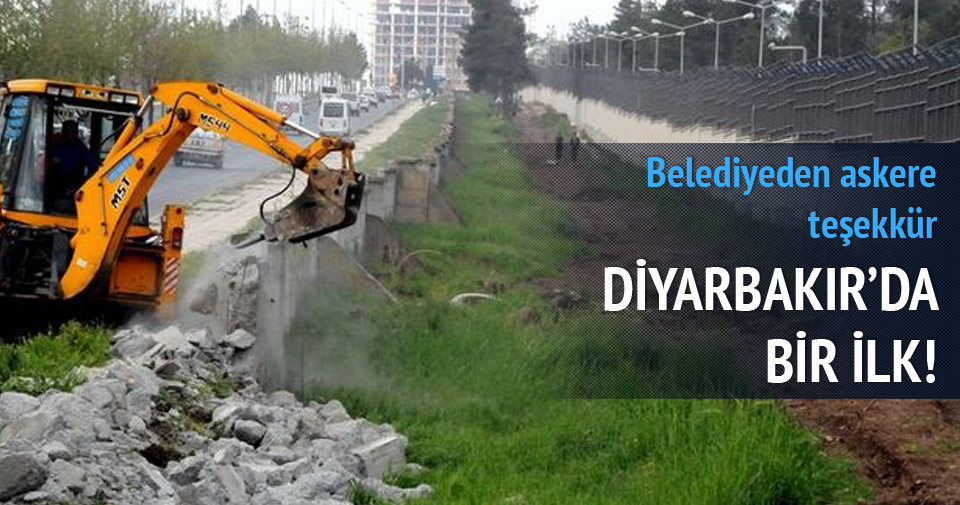 Diyarbakır’da Belediyeden askere teşekkür