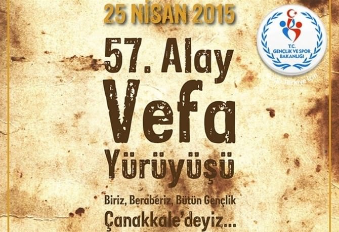 57. Alay Vefa Yürüyüşüne Malatya’dan 90 Genç Katılıyor