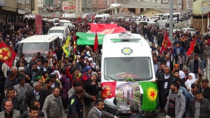 YPG’li Cudi, Hakkari’de Toprağa Verildi