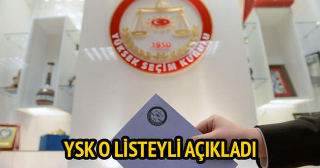 07.06.2015 — Milletvekili kesin aday listesi belli oldu — YSK