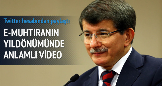 Başbakan Davutoğlu’ndan anlamlı video