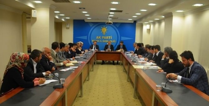 AK Parti Konya Seçim Çalışmalarını Değerlendirdi