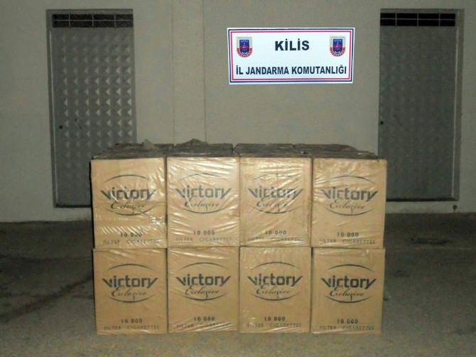 Kilis’te 58 Bin Paket Kaçak Sigara Ele Geçirildi