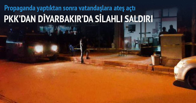 PKK’dan Diyarbakır’da silahlı saldırı