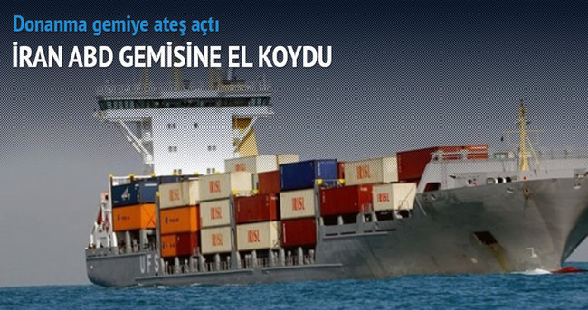 İran ABD gemisine el koydu