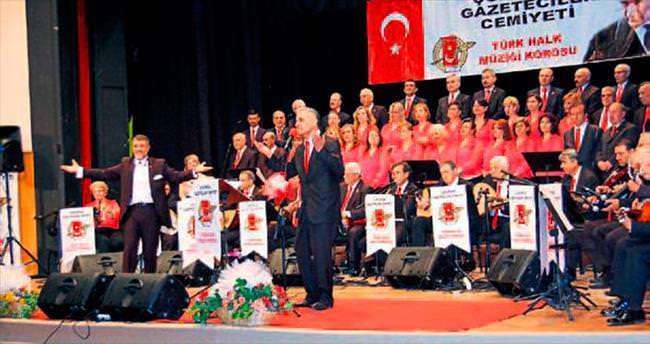 Gazeteciler korosundan 40’ıncı yıl türkü şöleni
