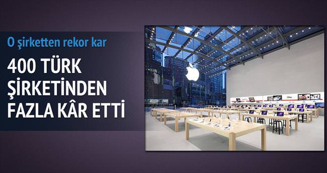Apple, 400 Türk şirketinden fazla kâr etti