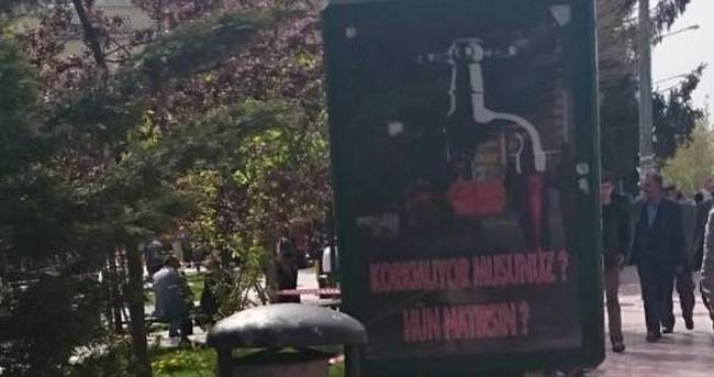 HDP’li Van belediyesinden halkı tehdit eden bilbordlar