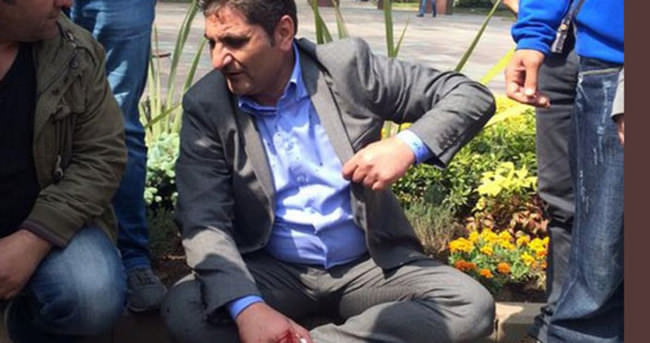 Eylemciye sahip çıkan CHP’li vekil polise saldırdı